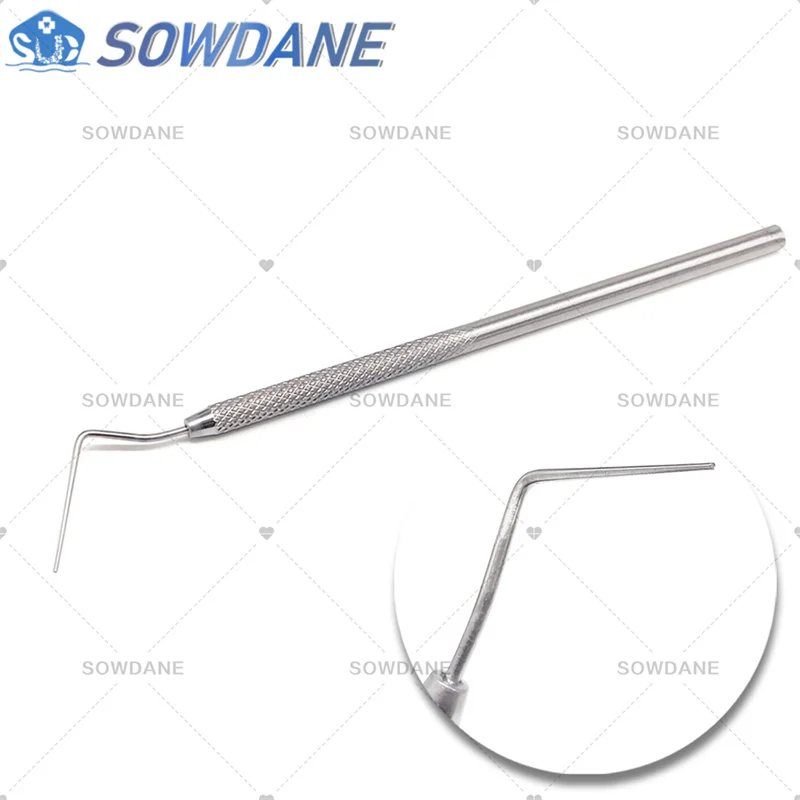 Dental Stainless Steel Endodontic Probe Explorer Flat/Tapered Instrument Tool Oral Care Teeth Whitening