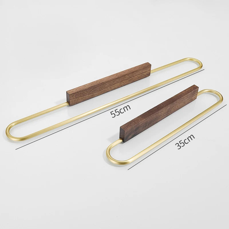 30-50 cm Gold Bath Towel Holder Bathroom Towel Rack No Punch Towel Rail Rack Towel Holder Bathroom Storage Shelf EL66G