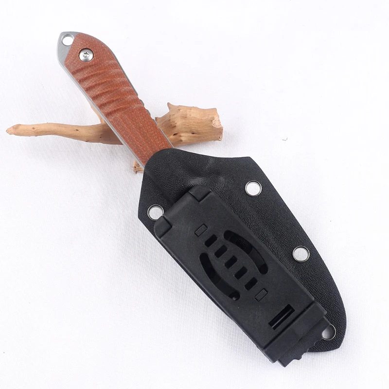 Kitchen Knife Vegetable Fruit Stainless Steel Blade Linen Handle Multifunctional Full Tang Knife Straight Knife Fruit Knife