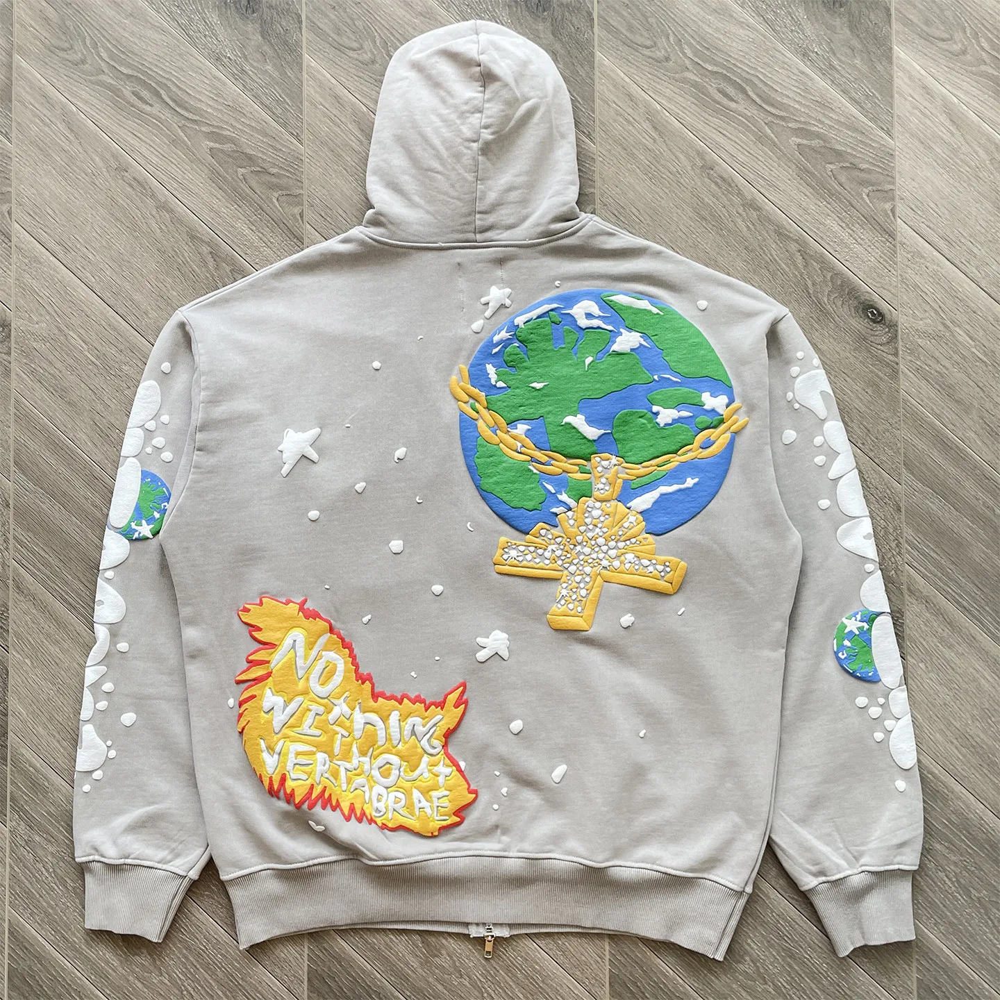 VERTABRAE Cosmic Zip Up Hoodie