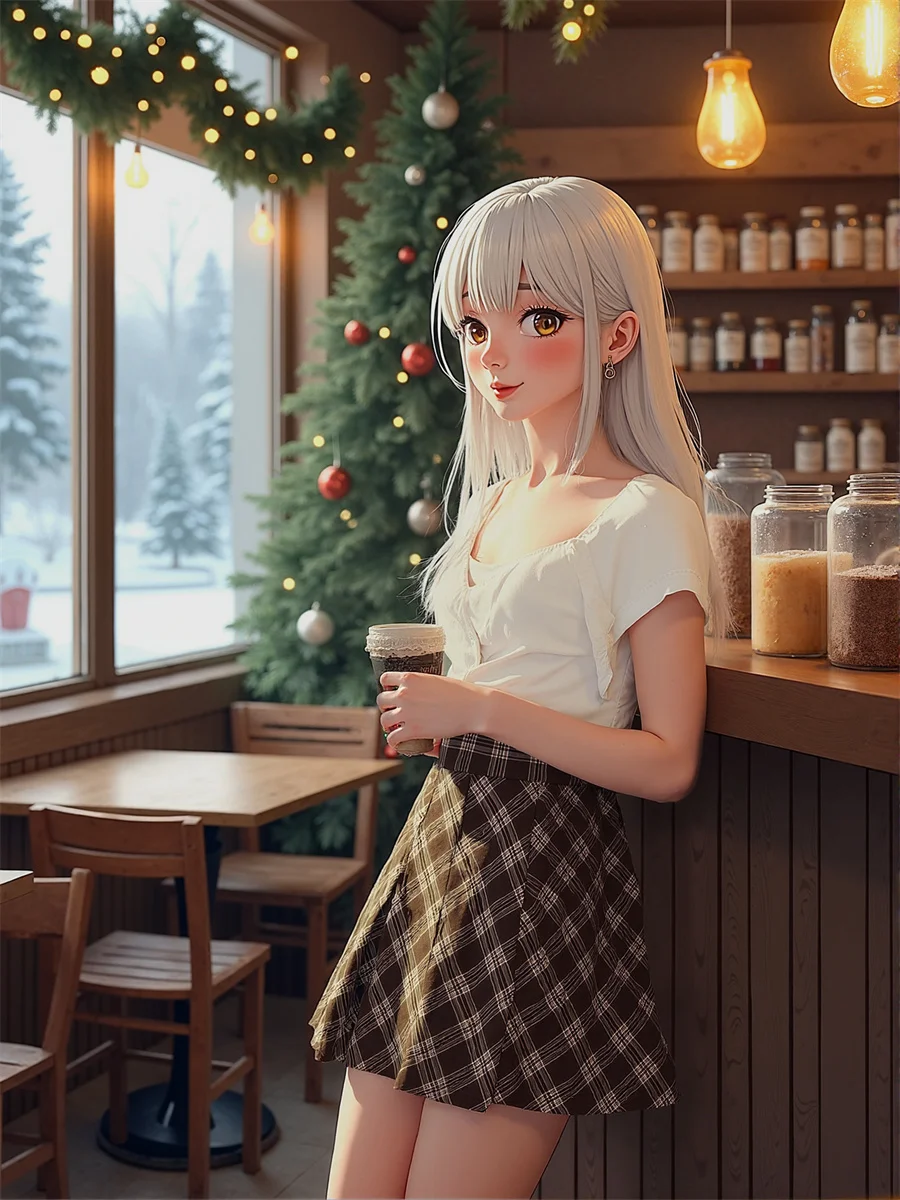 チェック柄エンパイアプリッピースタイルスカート女性のための女性服冬ストレート職場レトロ厚いポケットバックル付き裏地通気性