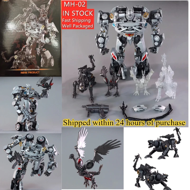 NIEUW IN VOORRAAD MHZ SPEELGOED Transformatie MH-02 MH02 Acousticwave Soundwave KO NA Hoge Kwaliteit Action Figure Met Doos