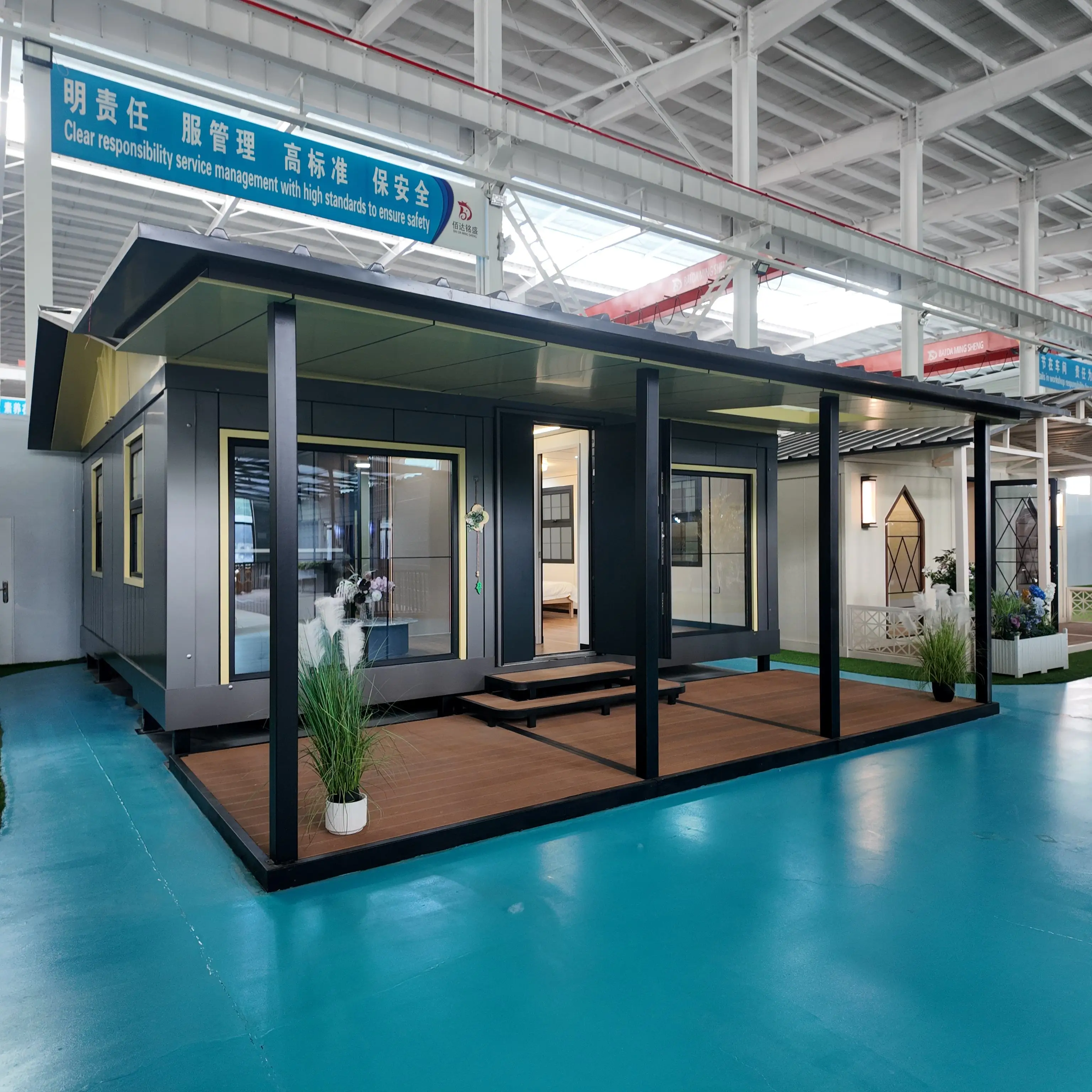 Factory Price Ready Made 3 Bedroom Prefabricated House Prefab Modular Homes Expandable Container House Tiny Houses
