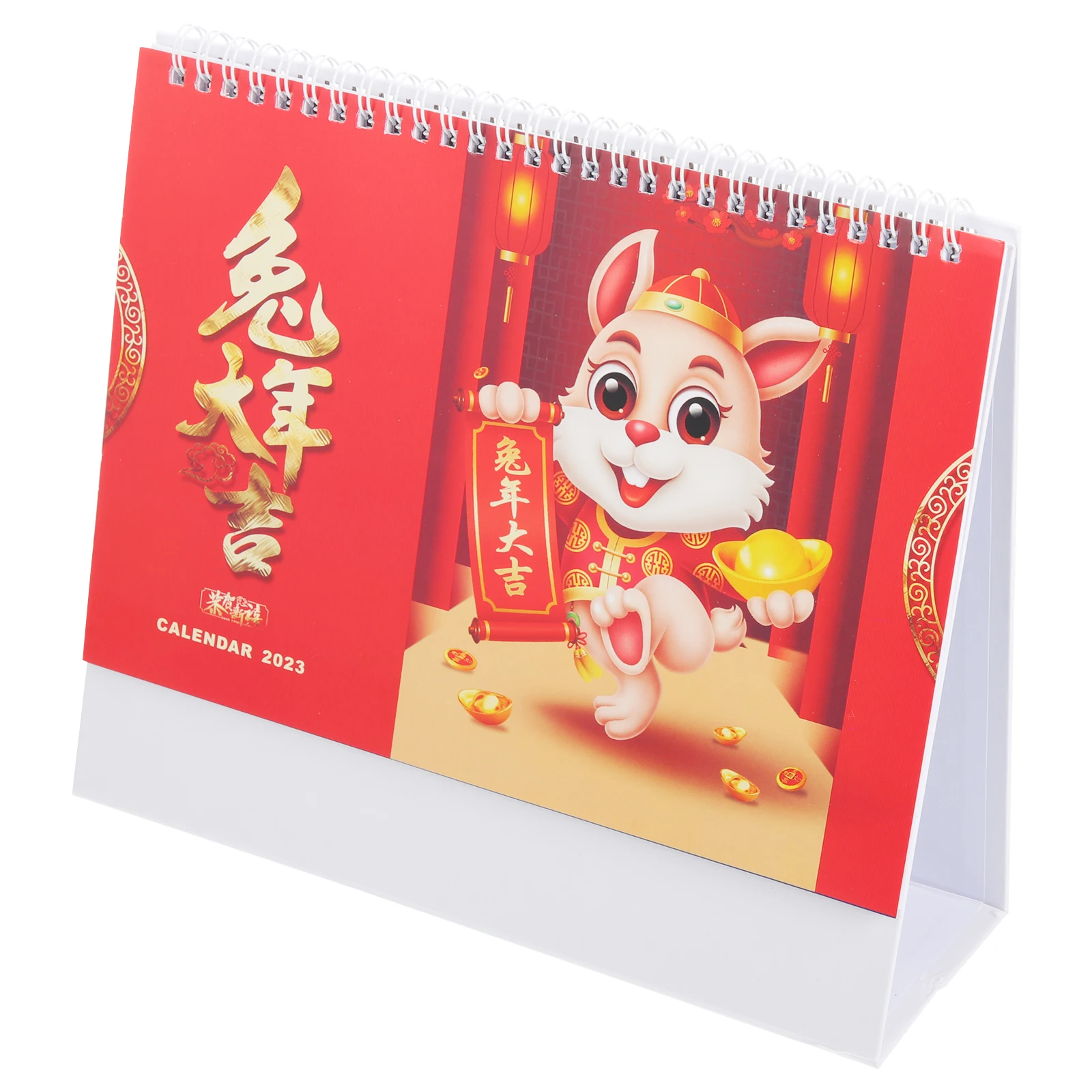 

Creative 2023 Desk Decorative Desktop Ornament Home Office Planner Practical Thick Paper Calendar Easy Scheduling Elegant Room