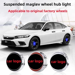 Hub Light Car Wheel Caps Light Center Cover Lighting Cap Floating Illumination LED auto for Honda HRV CRV Civic City Accord Fit