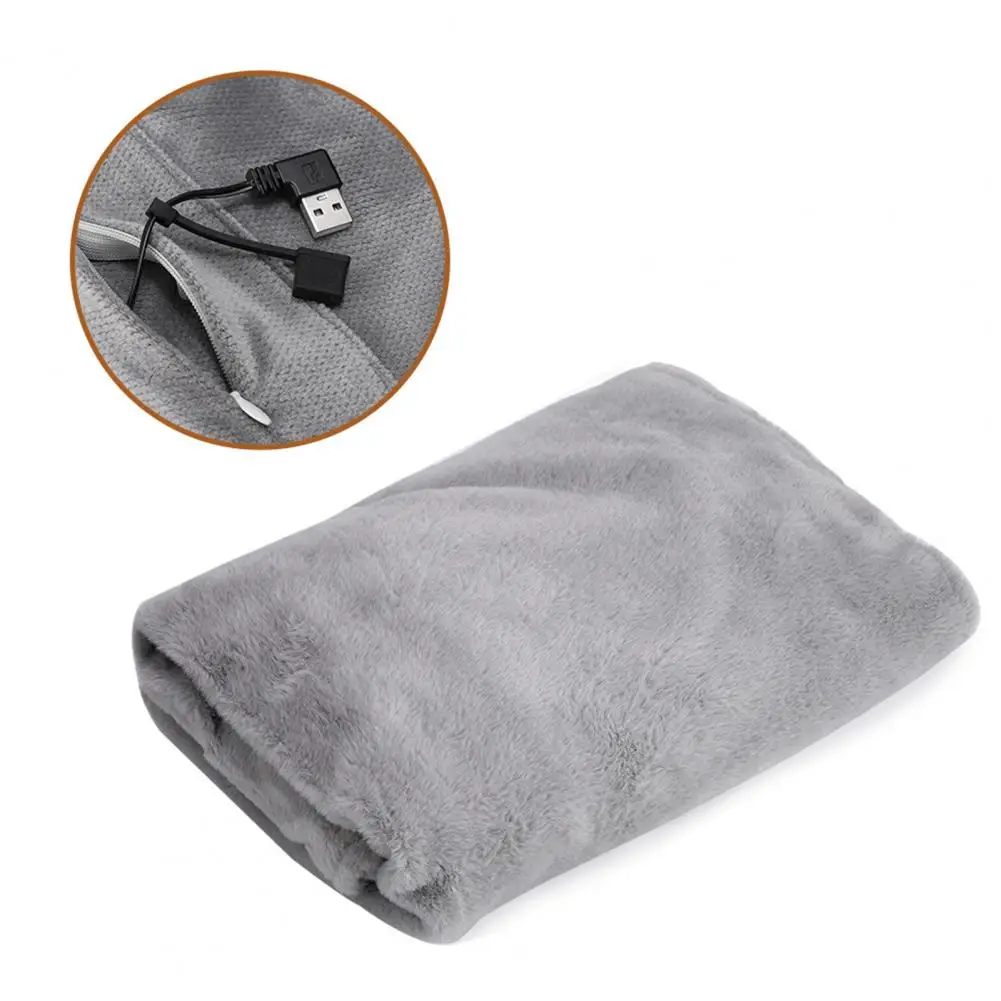 

Portable Electric Blanket Portable Usb Shawl Blanket with Double-layer Soft Flannel Polar Fleece 3 Temp 8 Heating for Adults