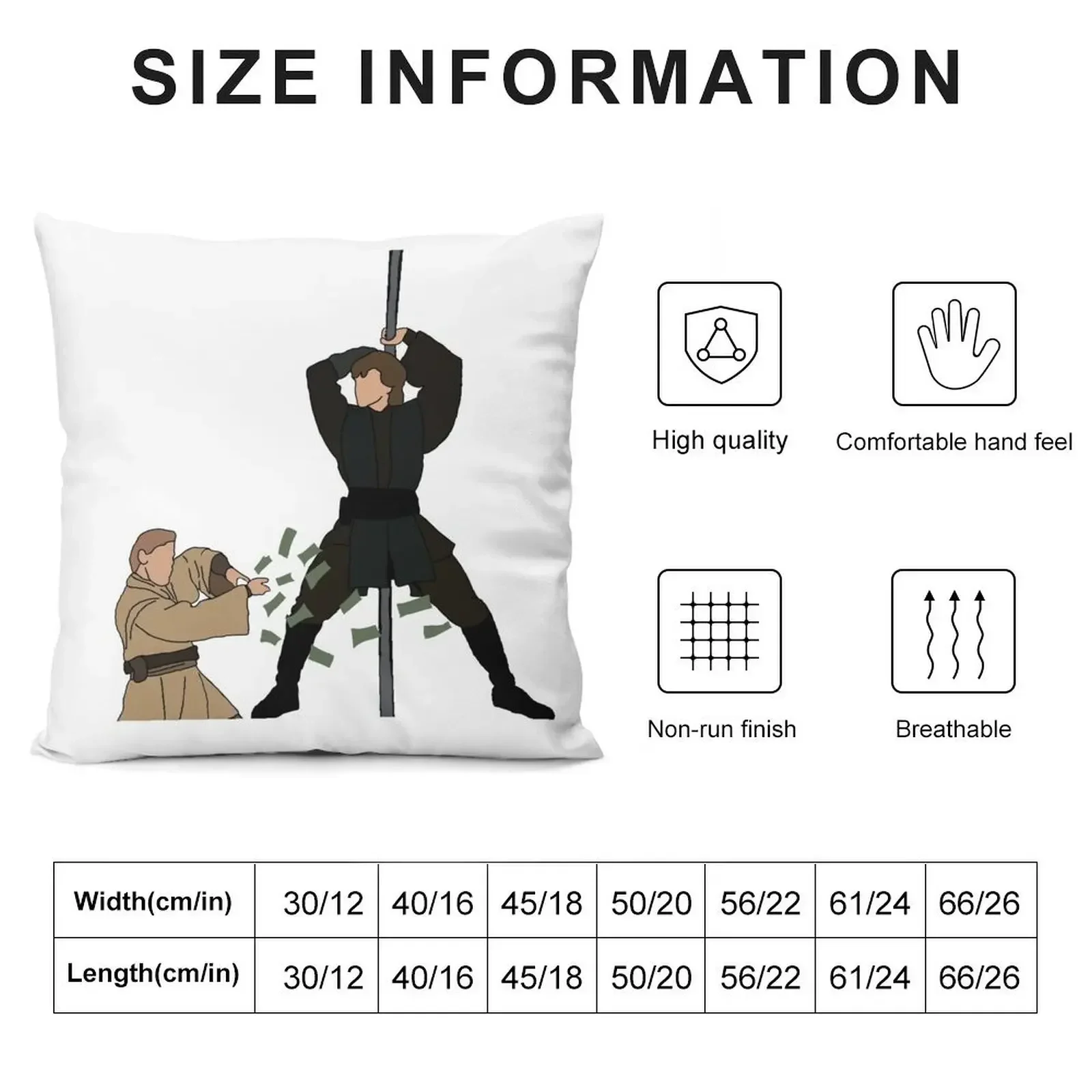 Stripper Anakin Throw Pillow Sofa Cushions Cover Decorative Cover For Living Room pillow