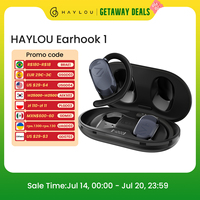 HAYLOU Earhook 1 Open-Ear Earphones Ear Hooks Wireless Bluetooth Headphones 360° Spatial Audio 4-Mic Noise Cancellation Earbud