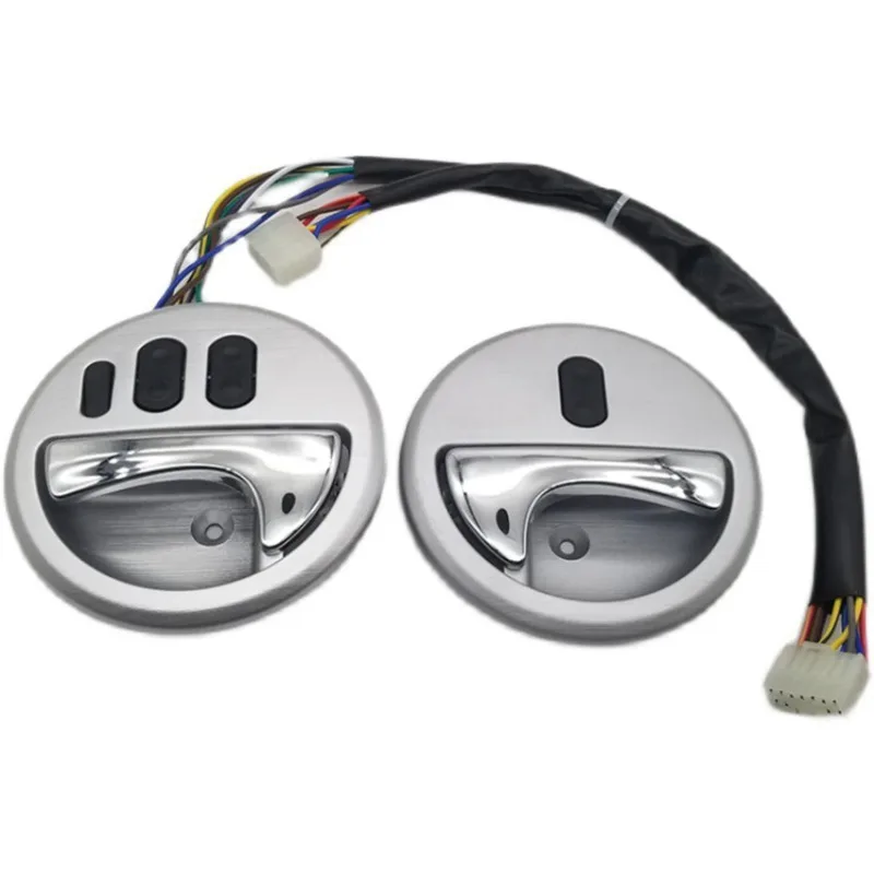 AMEXIAOXU  1Pair Electric Window Glass Lifter Inner Door Handle Switch Assembly For Zotye 5008 T200 Front Left+Right Window Butt