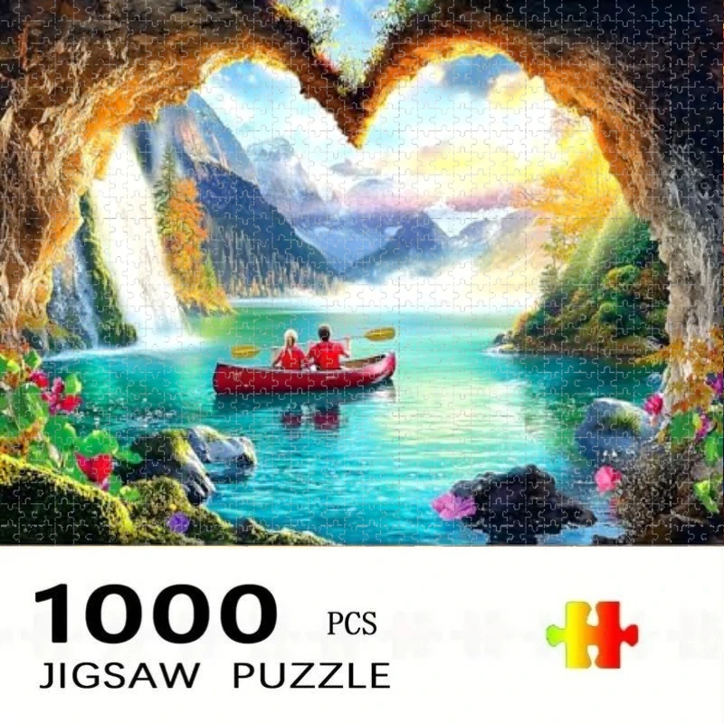 

500/1000/1200/2000 PCS Puzzle Urban Landscape Jigsaw Puzzles for Challenging Family Activity Games Party Birthday Gift