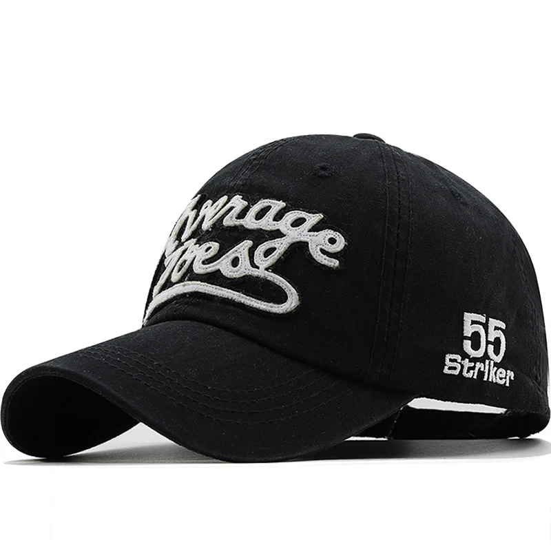 

New Women's Men's Unisex Outdoor Cotton Cap High Quality Embroidered Unisex Fishing Baseball Cap Adjustable For Summer Male Hats