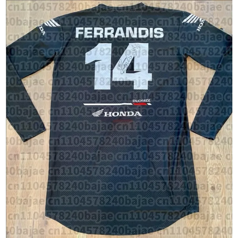 

2026 Honda Motorcycle Quick Dry Jersey Long Sleeve Breathable Racing Shirt Comfortable Dirt Bike Gear for Daily Outdoor Use