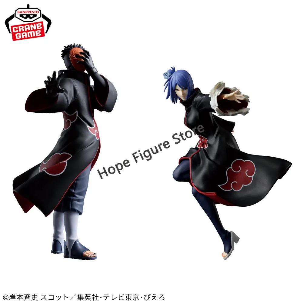

In Stock Original BANPRESTO VIBRATION STARS Akatsuki Tobi Konan Figure Anime Model Naruto Shippuden Figure Genuine Boxed Toy