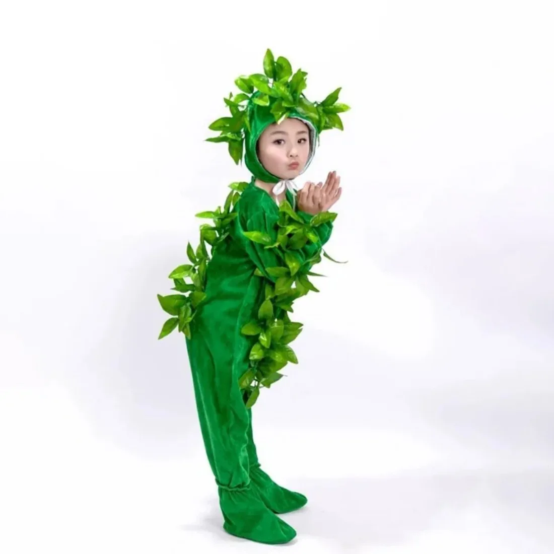 Children Tree Dance Costume - Pine Tree Performance Outfit for Boys and Girls, Tree Cosplay Costume for Christmas and Halloween