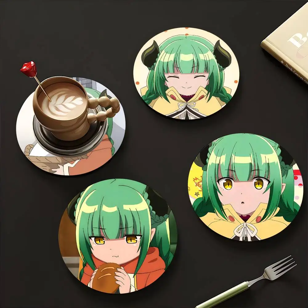 1pc Valefor Anime Characters Wooden Coaster Colour Printing Cup Mat Home Desk Decoration Gifts