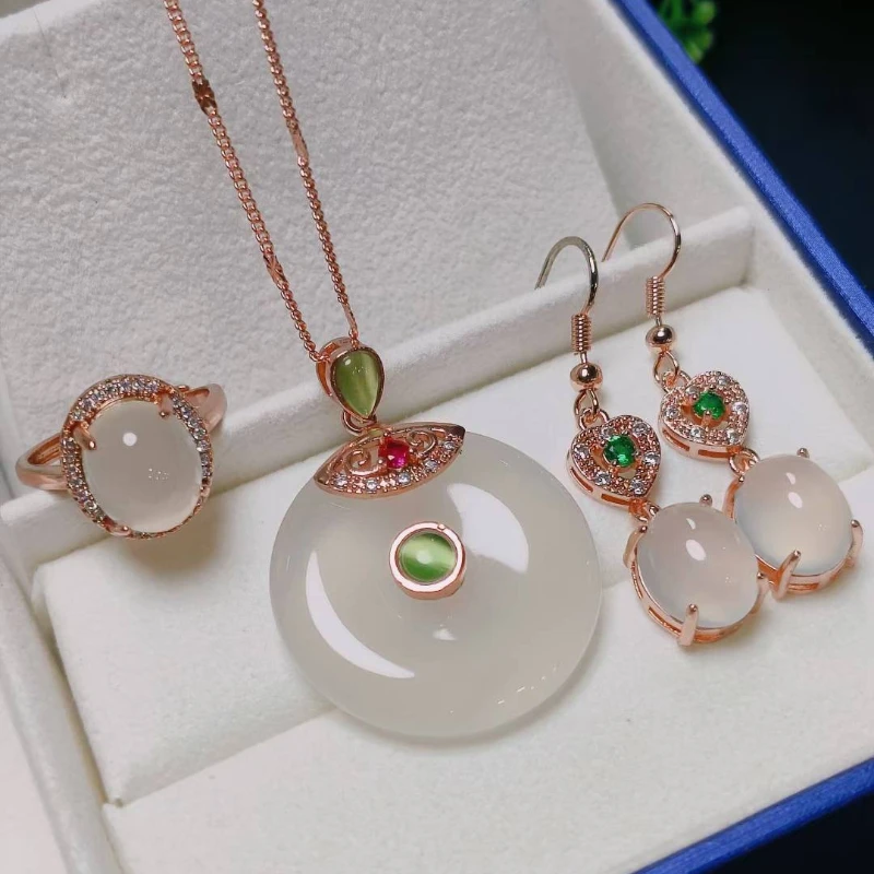 

Retro Ethnic Style Three-piece Set, Personalized Antique Daily Accessories