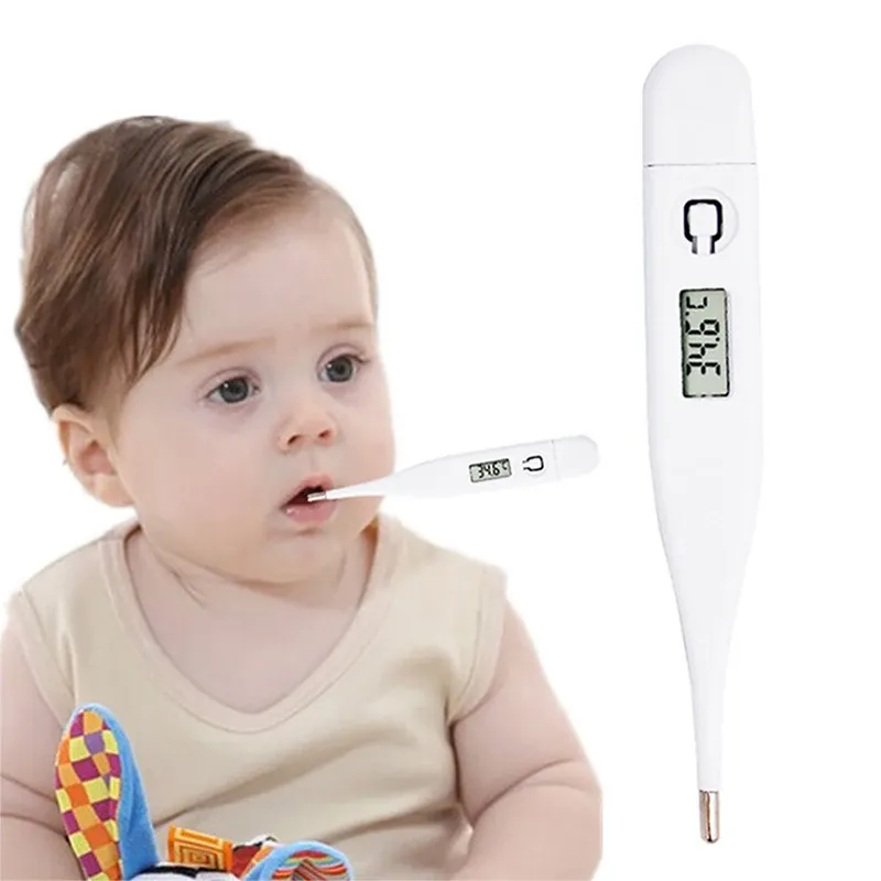  Thermometer Useful Clear And Clear Childrens Armpit Thermometer Convenient Storage Hard Head Sick Fever Measurement 