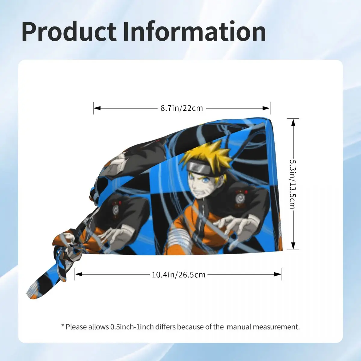 Personnalisé réglable Cool u-zumakies n-narutoes chapeau de travail femmes hommes chapeau chirurgical gommage soins infirmiers médecin chirurgien casquette pour Chef