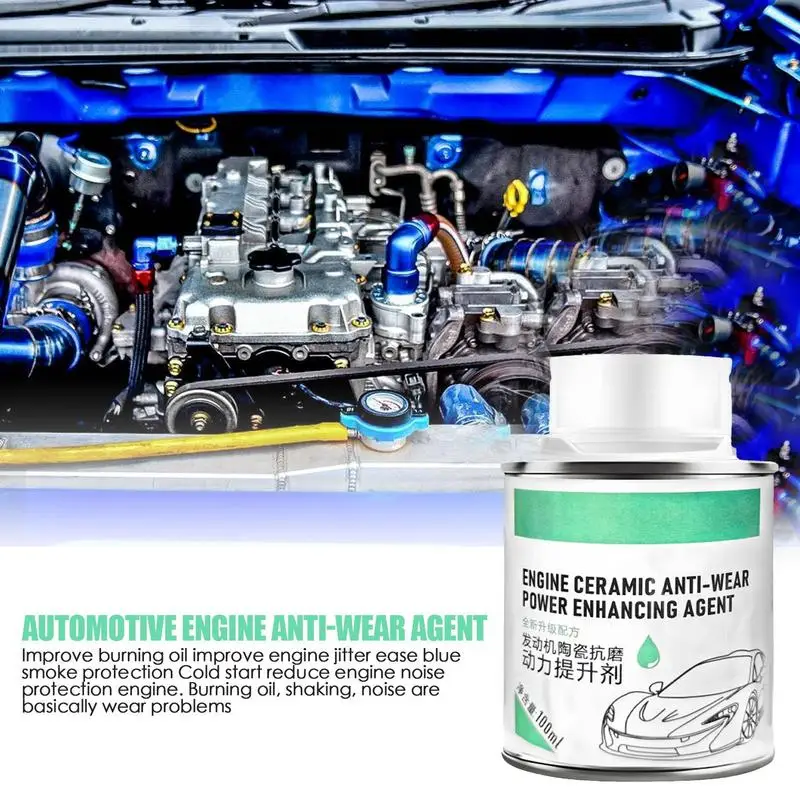 Engine Anti-Wear Agent 100ml Engine Restore Oil Stabilizer Turbo Oil Additive For Car Motor Metal Conditioner For Enhanced