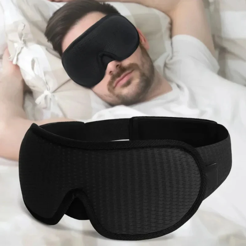 

3D Sleeping Mask 100% Blockout Light Sleep Mask For Eye Soft Eye Mask for Travel Eyeshade Night Breathable Blindfold Sleepmasker