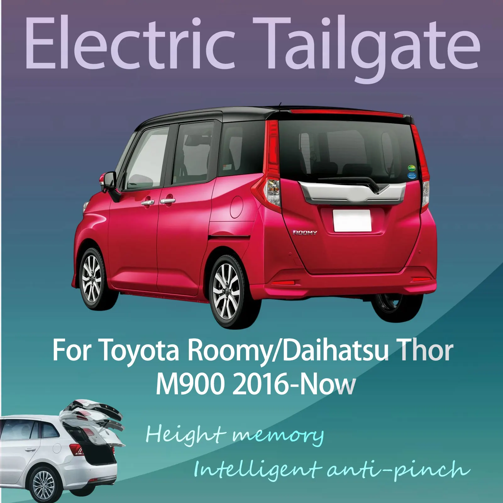 

For Toyota Roomy/Daihatsu Thor M900 2016-Now Electric Modified Tailgate Intelligent Height Automatic Lifting Key-Controlled
