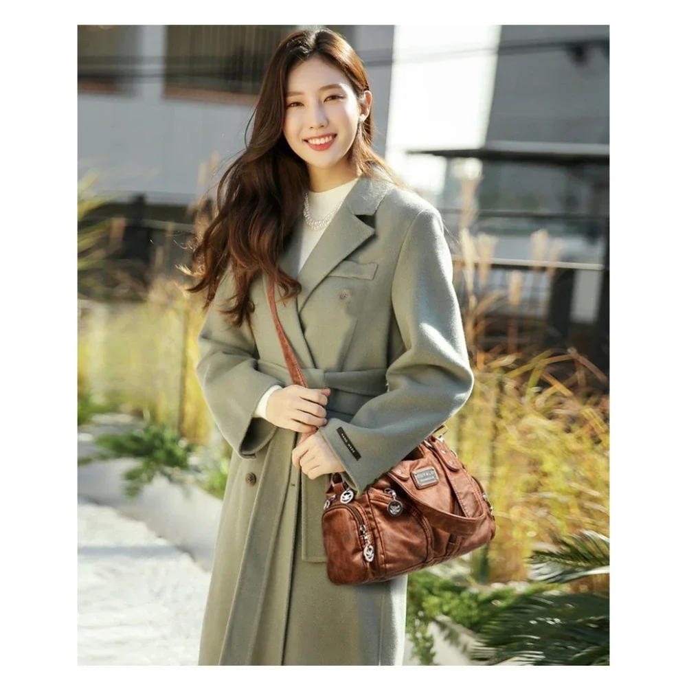 Сумка через плечо, трансграничная ретро-сумка из мягкой кожи для мотоцикла, новый стиль, европейская и американская модная сумка через плечо