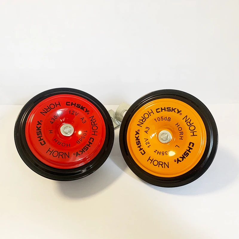Horn Motorcycle Electric Bike Car Vehicle Scooter 12V 105db Waterproof Horn Modified Loudspeaker High And Low Tone Universal 6