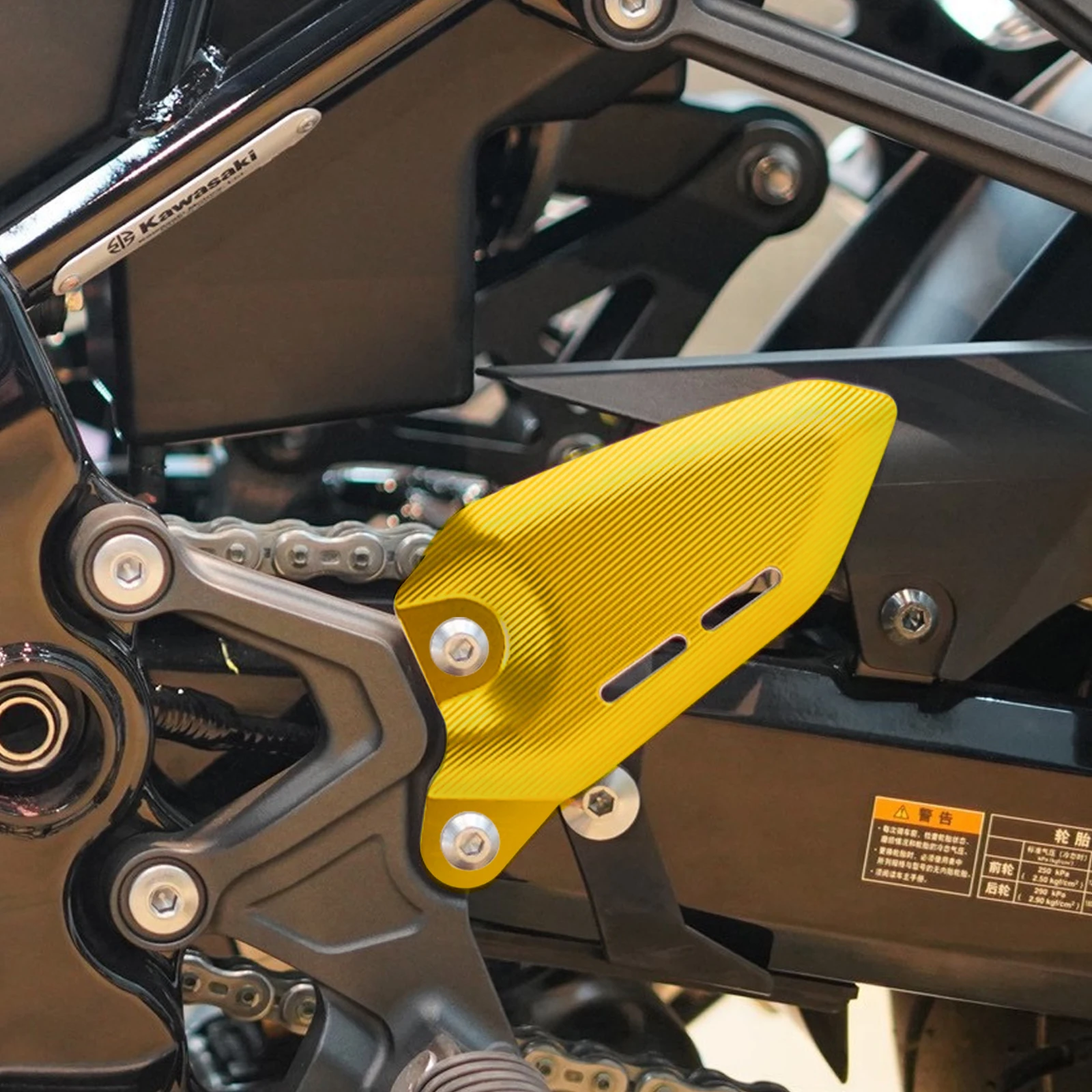 be used forKAWASAKI Z900RS CAFE Motorcycle Accessories FootPeg Footrest Rear set Heel Plates Guard Prote