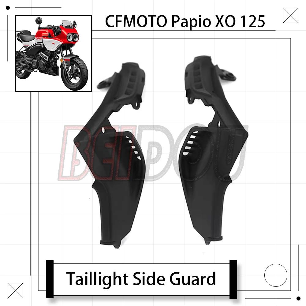 

For CFMOTO Papio XO 125 XO125 Motorcycle Original Taillight Left And Right Guard Plate Trim Light Guard Plate Lining CF125-8