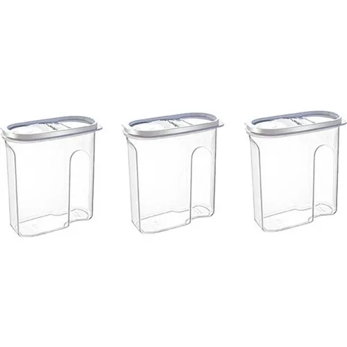 Favilla 1,2 Lt Supplies Container 3'Lü Set (White)