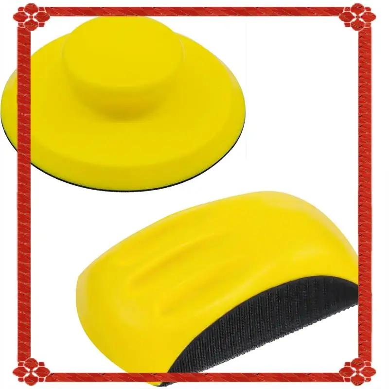 

24-Hour Delivery Pack Of 2 Sanding Blocks-For Furniture Restoration, 6" Hand Sanding Block Featuring Mouse-Shaped& Round Design