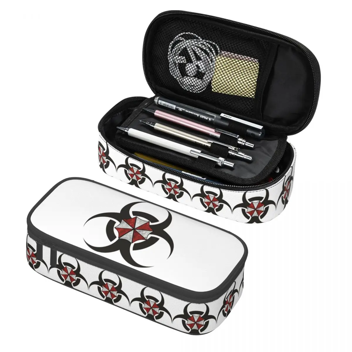 

Umbrellas Biohazard Countermeasure Pencil Cases Pencil Pouch Storage Stationery Big Capacity Pen Box Pencil Bag for Students