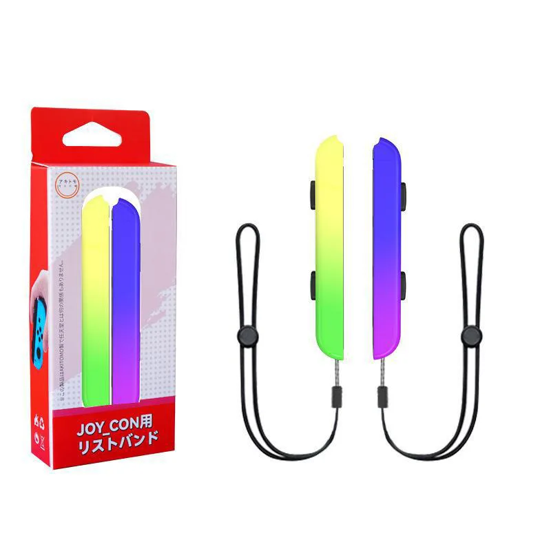 حزام معصم JoyCon لـ Nin-tendo Switch JoyCon Gamepads حزام مضاد للضياع، حزام معصم JoyCon لوحدة التحكم، حبل مقبض منزلق