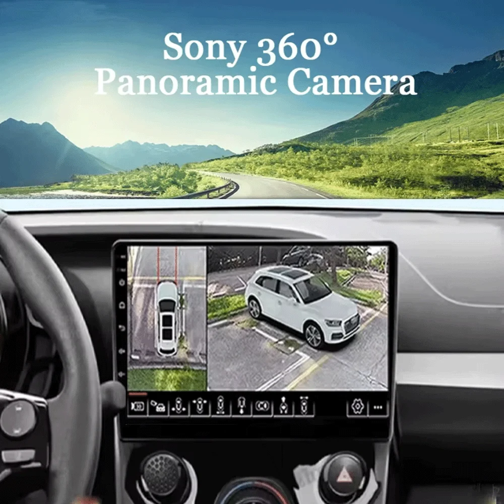 Android 16 Car Radio For Toyota Aygo Peugeot 108 Citroen C1 2016 - 2020 Auto Multimedia Player Stereo 4G WIFI Carplay 360 Camera