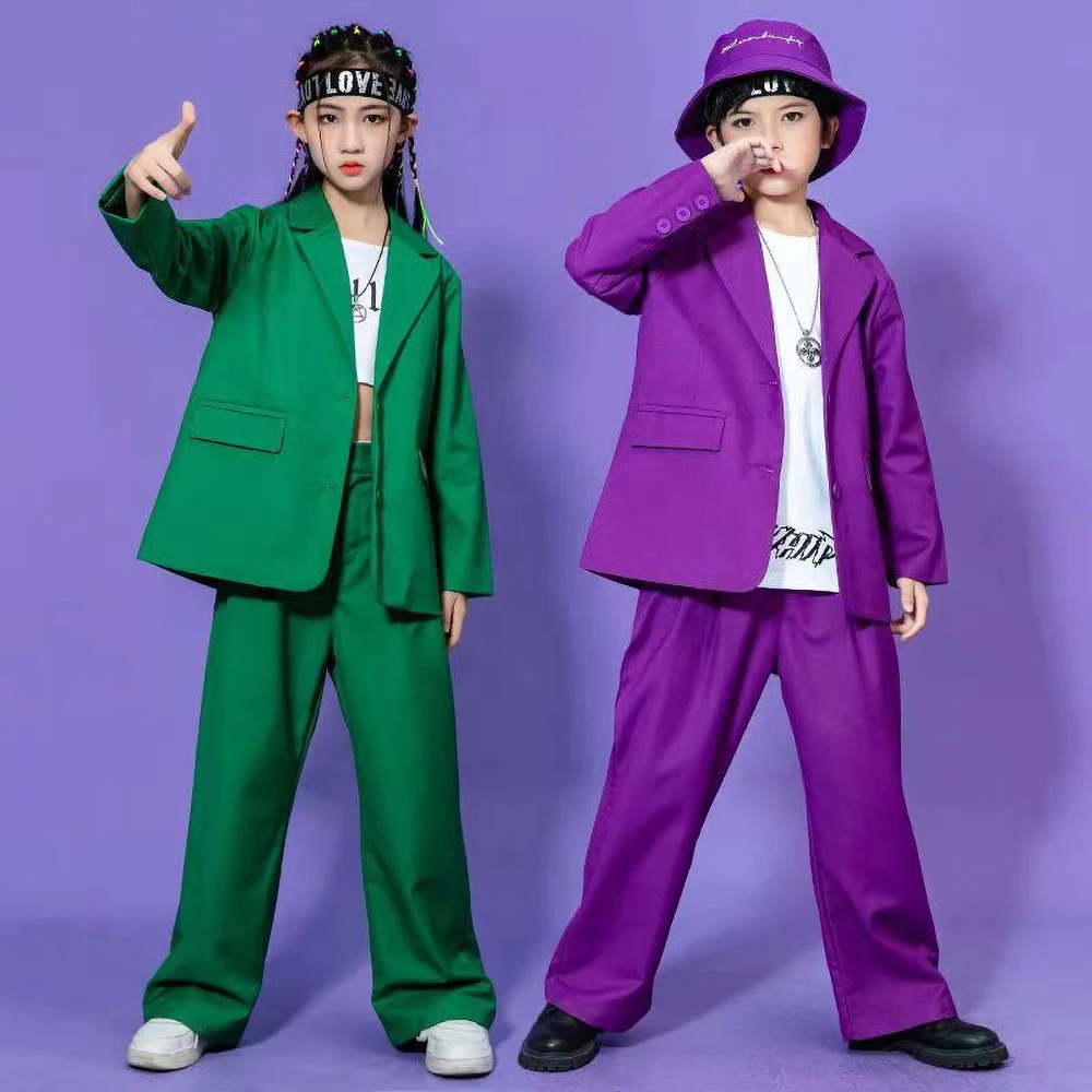 

Fashion Kids Clothes 2 Piece Notch Lapel Single Breasted Streetwear Sets Chic Sporty Active Daily Casual Chilren's Clothing