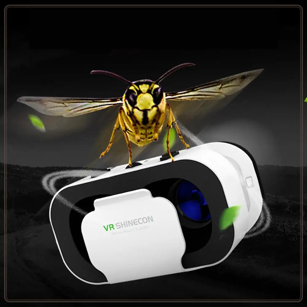 Reliable-3D VR SHINECON G05A Óculos Headset Headmounted Óculos VR ajustáveis de realidade virtual para telefone inteligente, 3D VR SHINECON G0