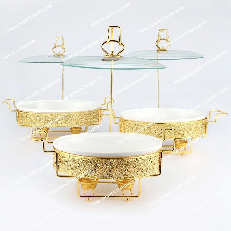 

Luxury ceramic buffet food warmer