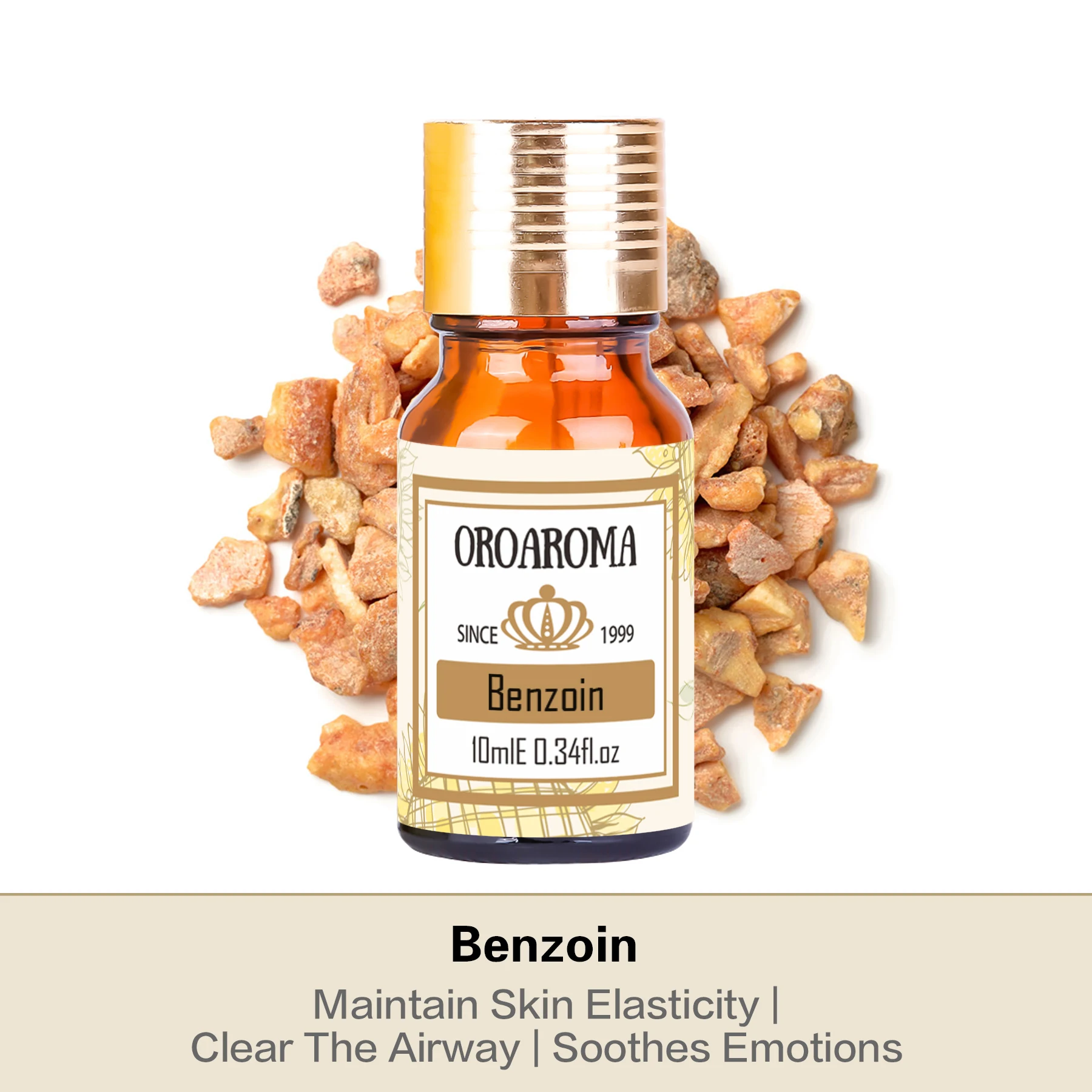 Oroaroma Natural Benzoin Essential Oil Restore Skin Elasticity Blood Circulation Soothing Emotion Benzoin Oil ZZ