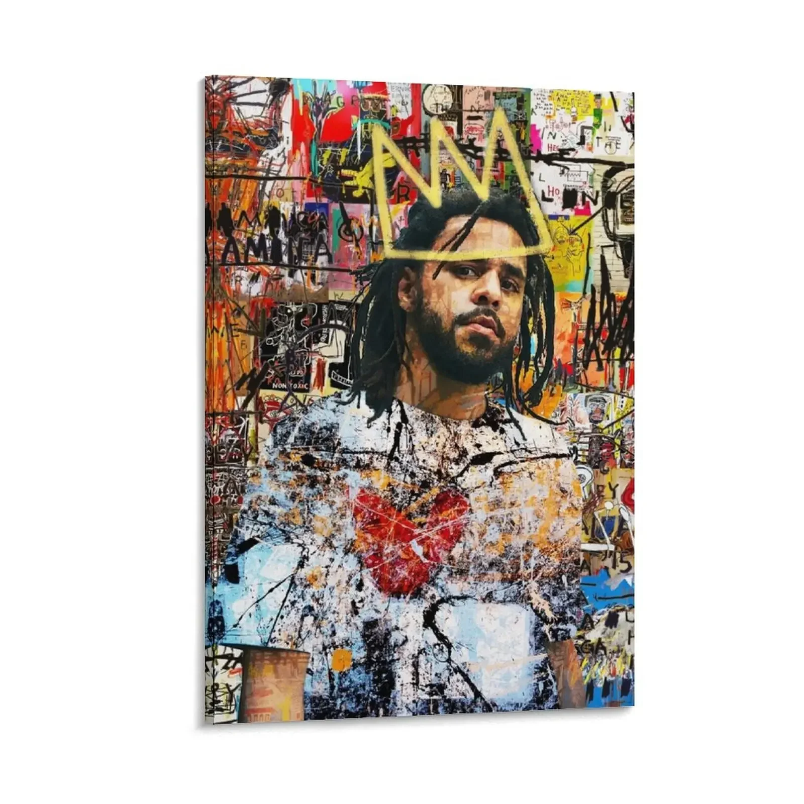 

J Cole Portrait Canvas Painting home and decoration decorations for the room