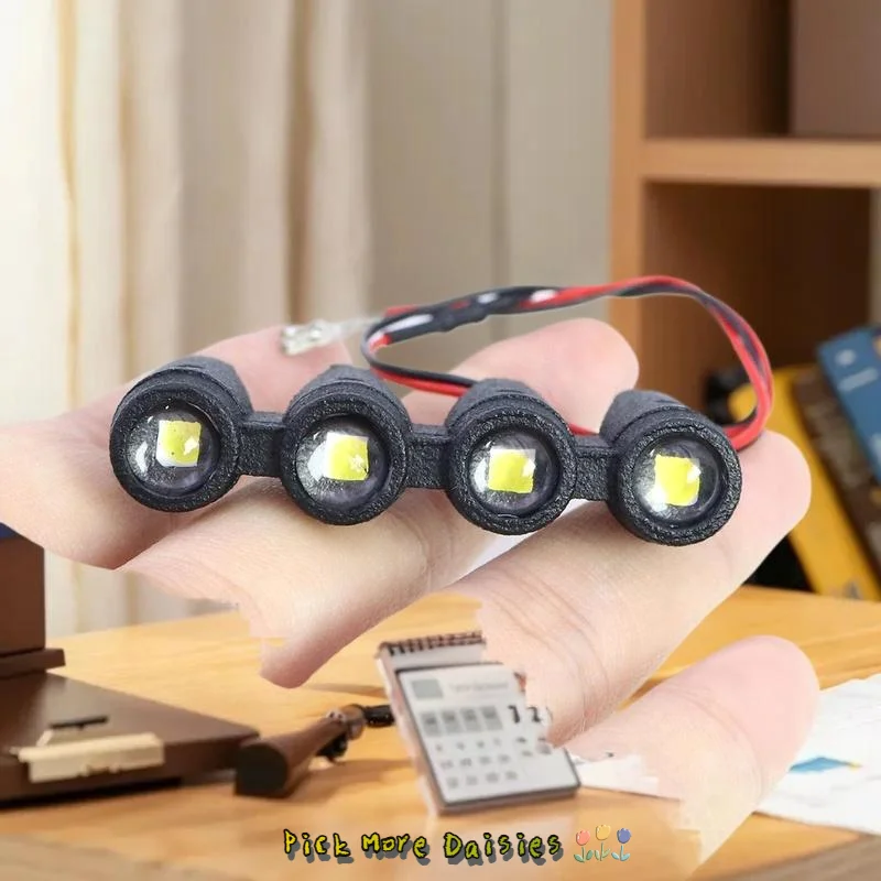 Acessório de holofote de luz de barco de simulação para carro de velocidade 1/14 mjxrc 14303 HYPER GO MJX RC