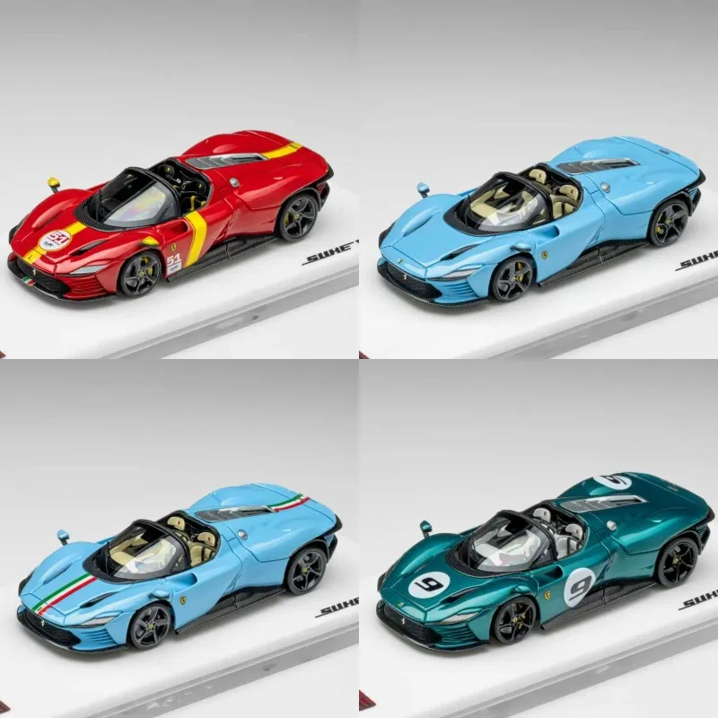 

SUHE 1:64 Leaping Horse SP3 die-cast simulation resin car model, boys' festival gift toy, adult collectible display item.