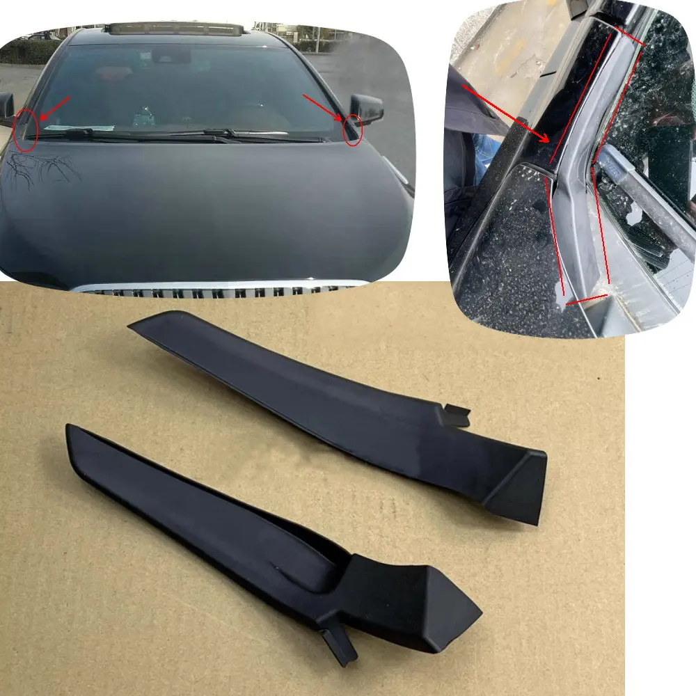 Suitable for Lacrosse 2009-2015 Front windshield wiper water collection plate Guide plate rubber strip