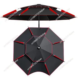 1.8-2.6m Double-Layer Fold Big Garden Parasol Windproof Umbrella