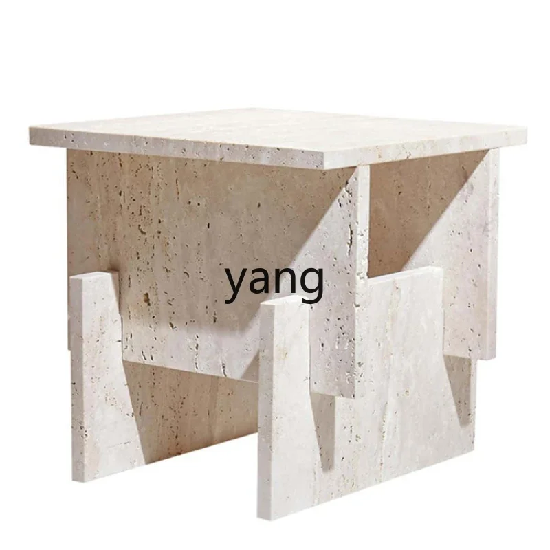 xyy cave stone edge table minimalist small coffee table living room creative art bedside sofa side table