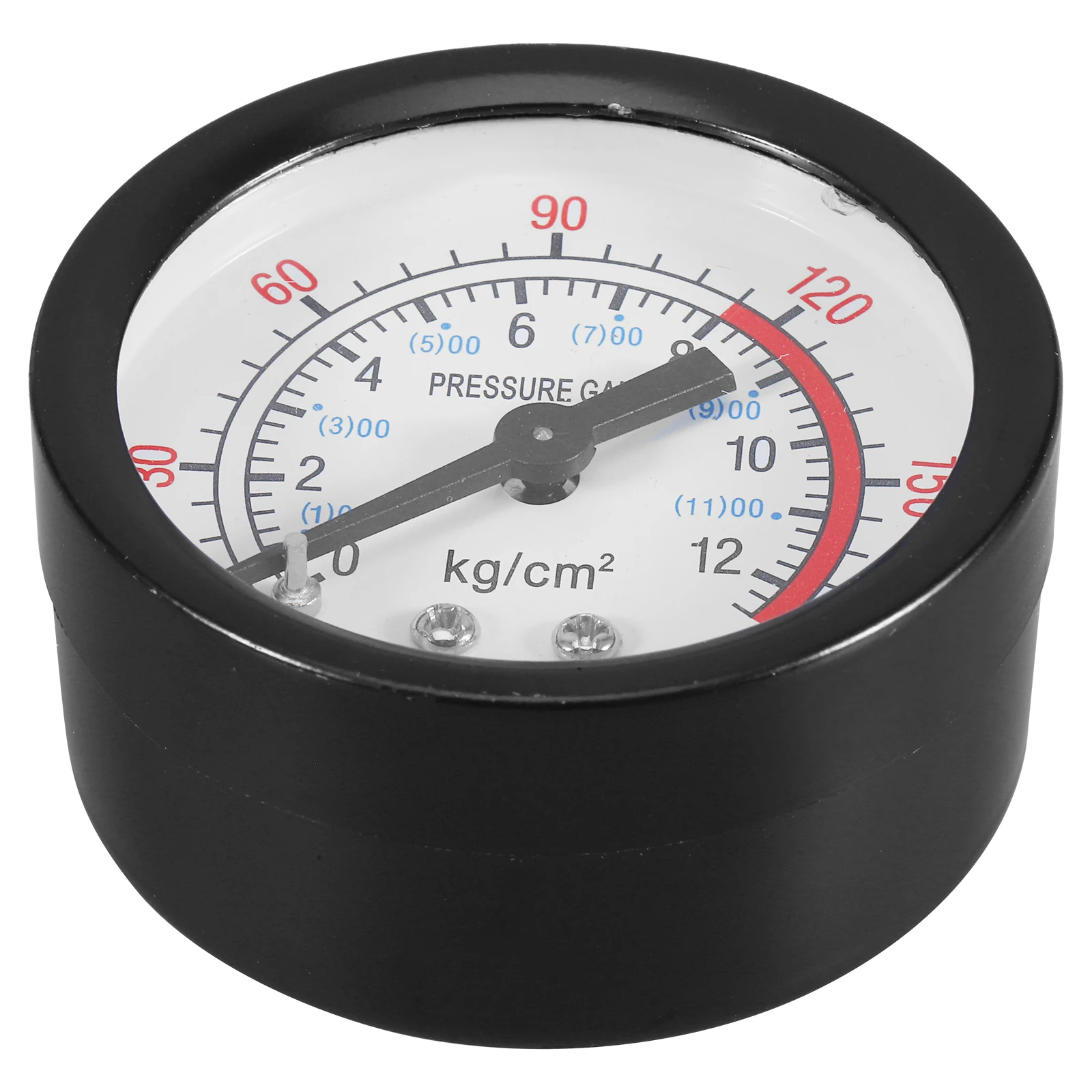 

1/4 Inch Vertical Pressure Gauge for Air Compressor Oil Free Machine Meter Monitoring Air Pressure Data Small Size for air