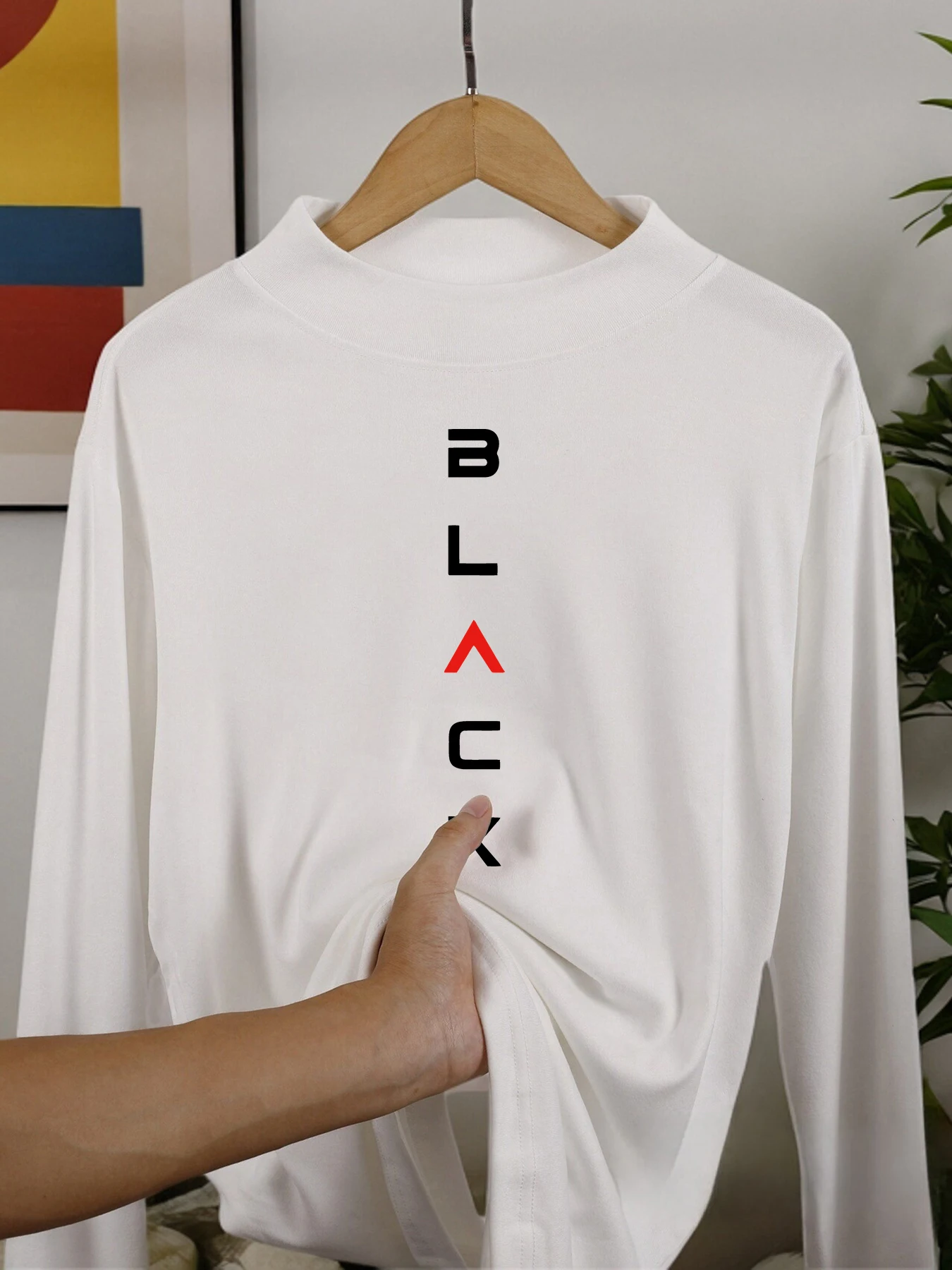 Schwarz Einfache Brief Drucken Mann Langarm Shirts Verdickte Fit Kleidung Herbst Warme Hemd Samt Fleece Mittleren Kragen Tops