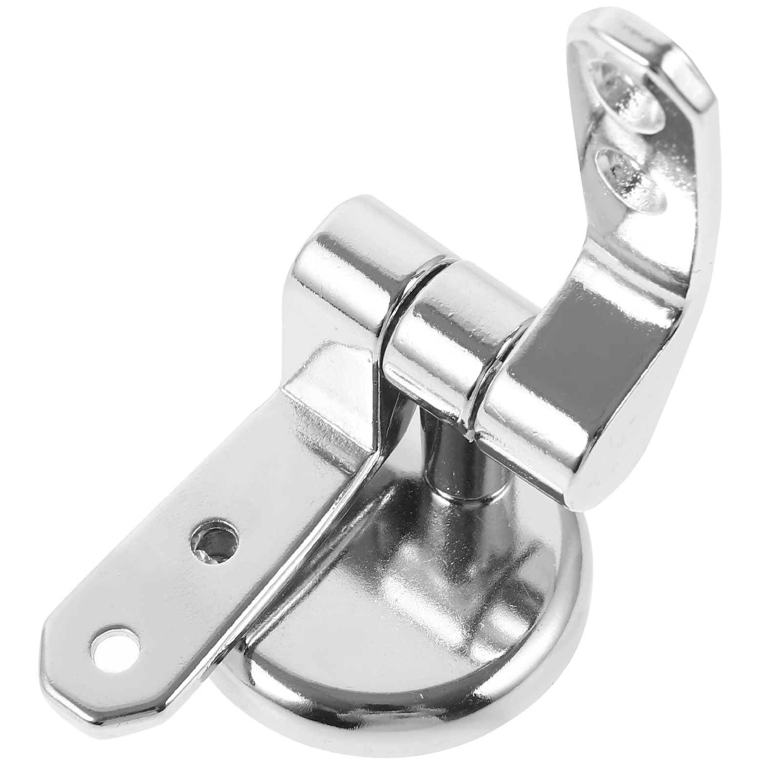 

Set of Toilet Seat Hinge Replacement Silver Durable Stainless Steel Plastic Alloy Mounting Suitable for Wooden Metal Plastic