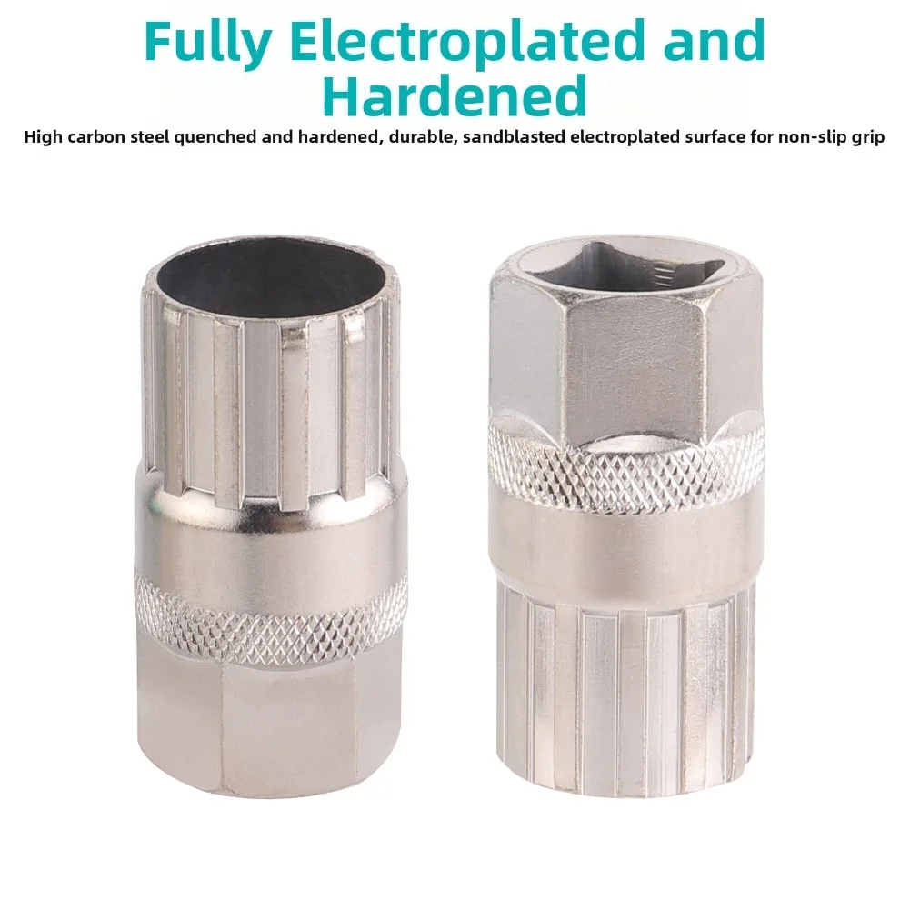 أداة تفكيك عجلة حرة للدراجة ذات مقبس دوار لملحقات عجلة حرة للدراجة على الطرق الجبلية