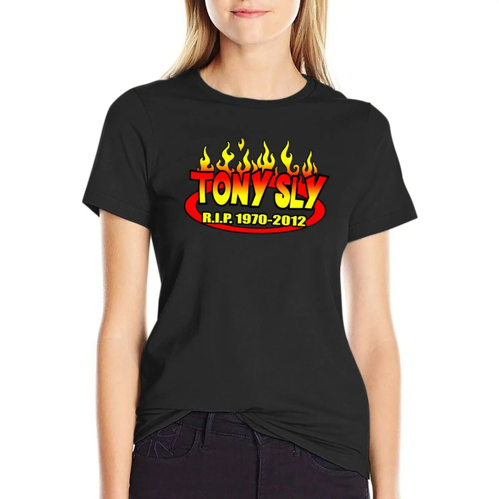 

R.I.P. TONY SLY!! T-Shirt cute tops summer tops vintage vintage clothes Women's clothing
