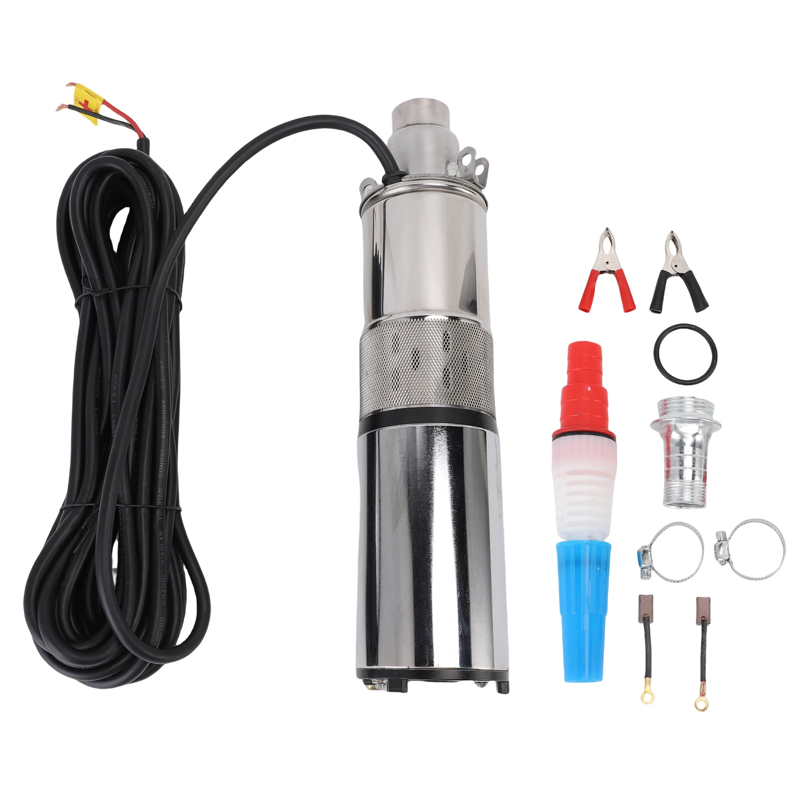 

Well Submersible Pump Stainless Steel Screw Pump Great Sealing Long Lasting Performance 40m Head for Irrigation